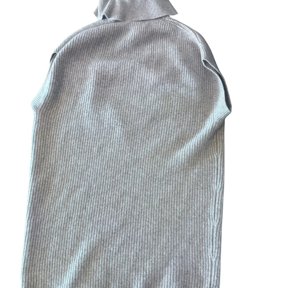 Vince Sleeveless Light Gray Midi Dress - Picture 5 of 7